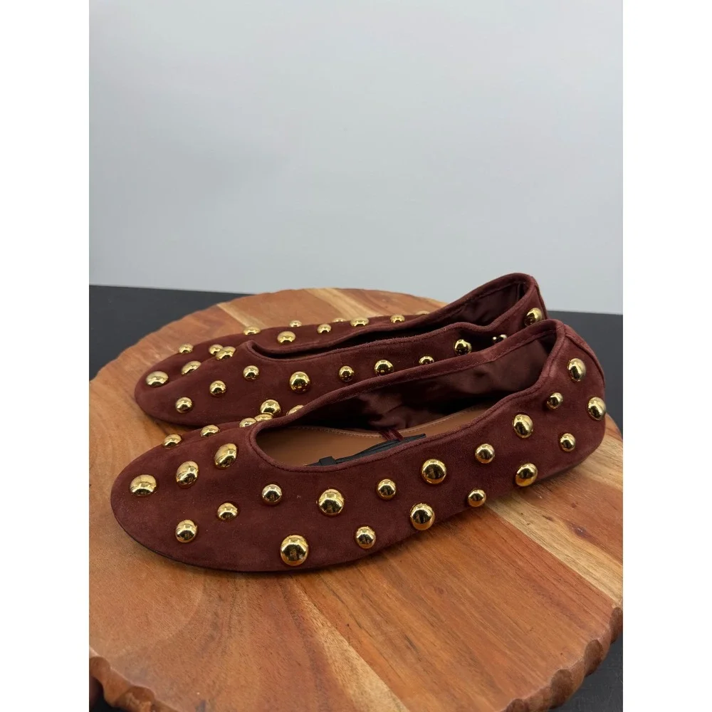 Zara suede ballet